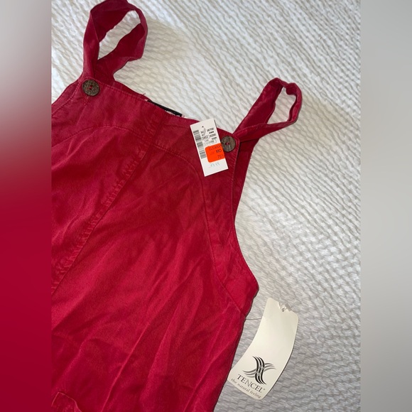 Jumpsuit Dress Deep Red by Dressing Clio Petites Size PS AS IS  XS - Picture 5 of 9
